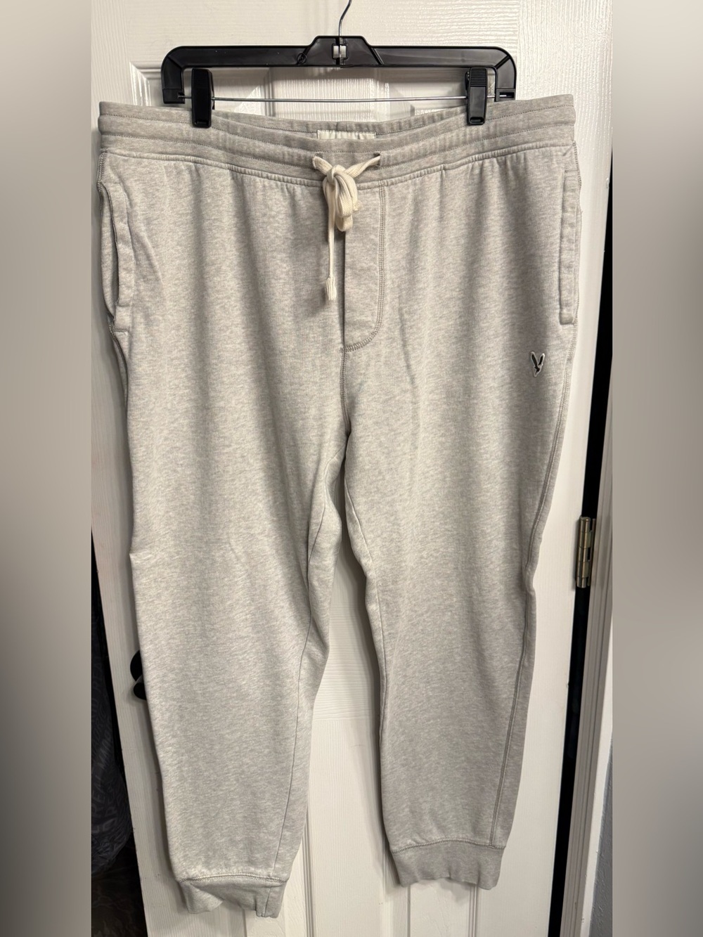 American Eagle Outfitters Light Gray Drawstring Athletic Shorts